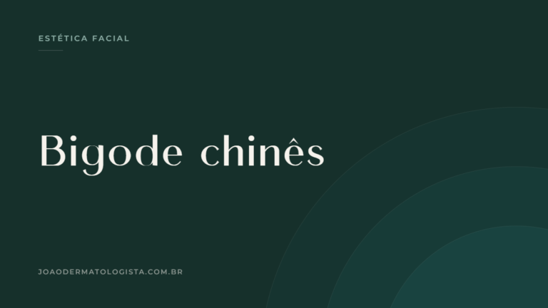Capa do artigo sobre o sulco nasogeniano, o bigode chinês