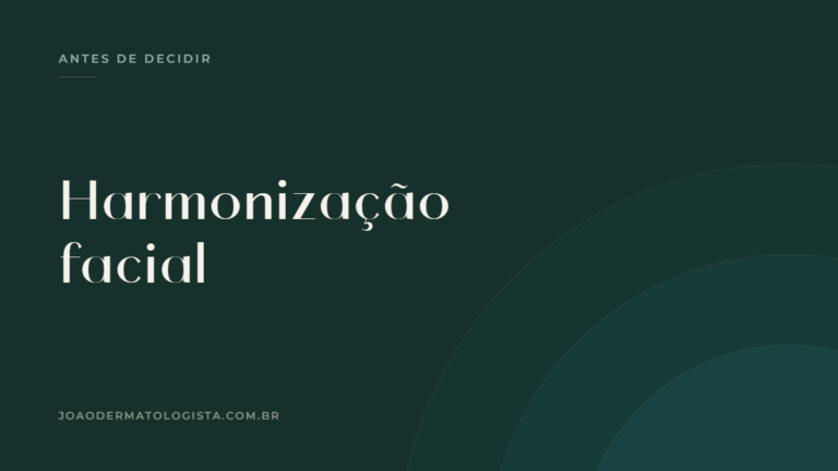 Capa do artigo sobre harmonização facial