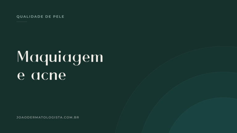 Capa do artigo sobre maquiagem em pele com acne