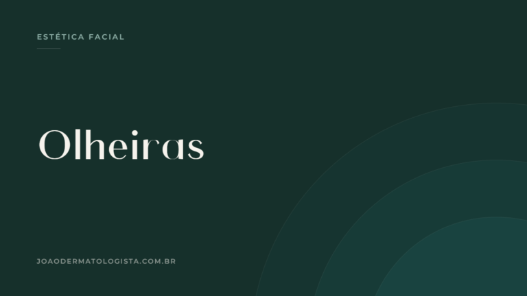 Capa do artigo sobre tratamento de olheiras