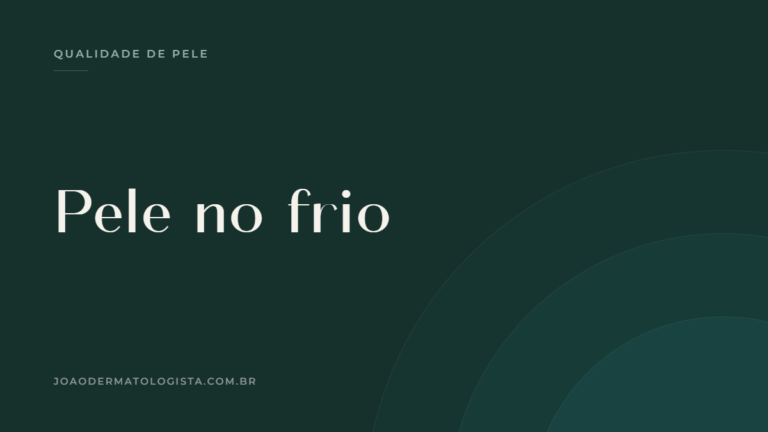 Capa do artigo sobre cuidados com a pele no frio