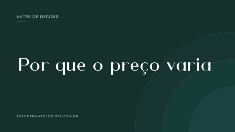 Por que o preço varia — artigo do Dr. João Victor Bezerra