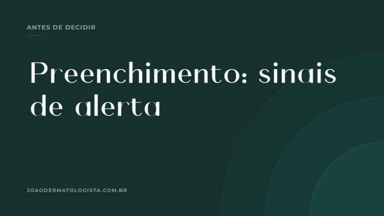 Capa do artigo sobre intercorrências do preenchimento facial — Dr. João Victor Bezerra, médico dermatologista em Londrina