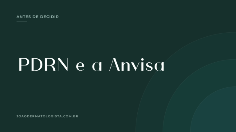 Capa do artigo sobre o PDRN e o que a Anvisa autoriza